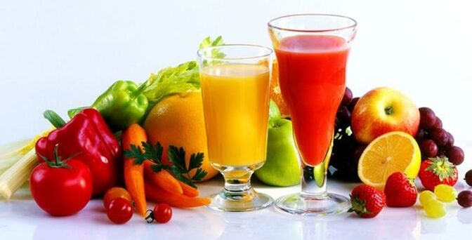 fruit and vegetable juices for activity